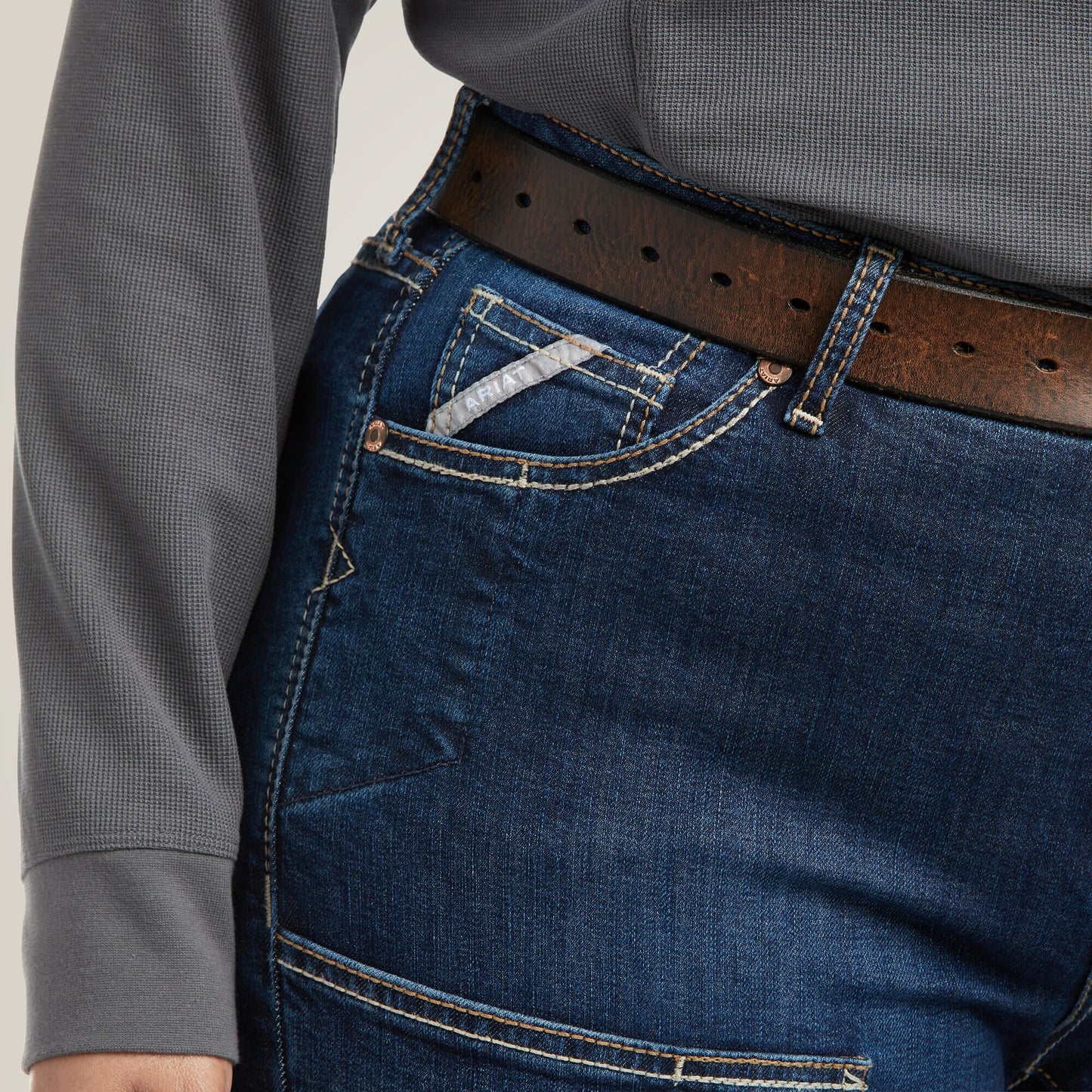 Rebar PR DuraStretch Riveter Double Front Straight Jean Ariat Sale|Women|Work