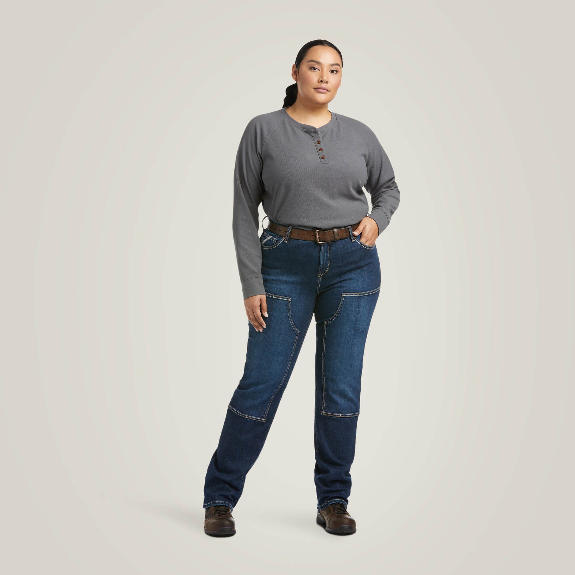 Rebar PR DuraStretch Riveter Double Front Straight Jean Ariat Sale|Women|Work