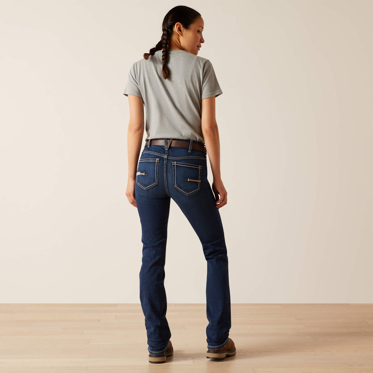 Rebar PR DuraStretch Riveter Double Front Straight Jean Ariat Sale|Women|Work