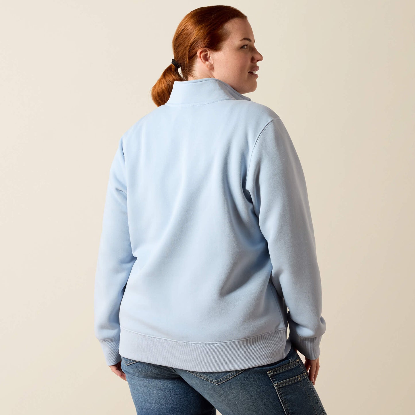 Rebar Lightweight Mock 1/2 Zip Sweatshirt Ariat Sale|Women|Work