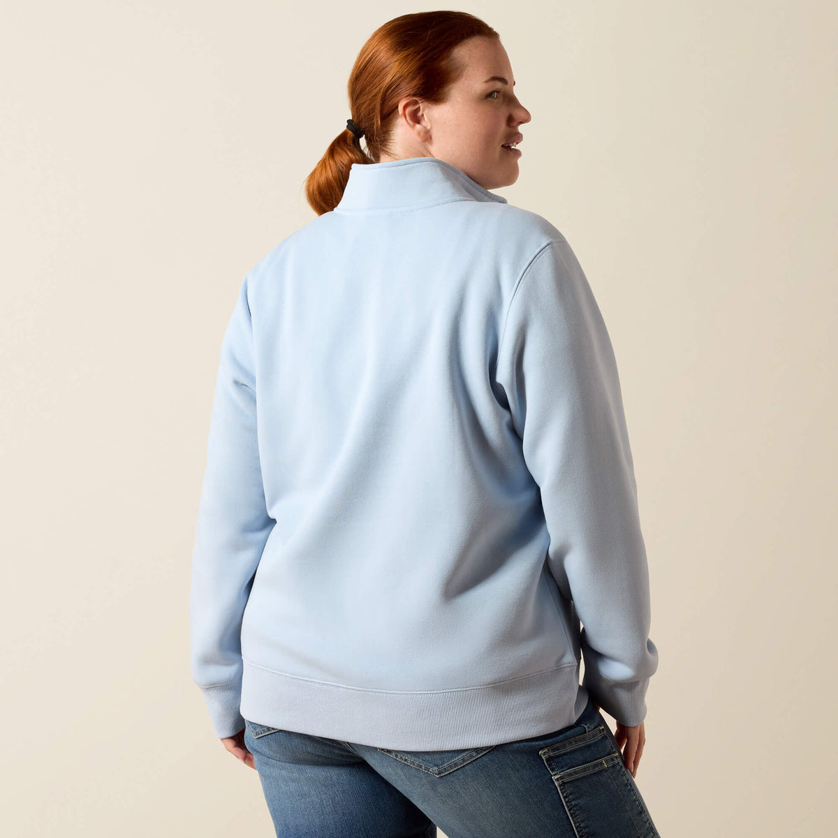 Rebar Lightweight Mock 1/2 Zip Sweatshirt Ariat Sale|Women|Work