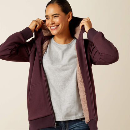 Rebar All-Weather Sherpa Full Zip Hoodie Ariat Sale|Women