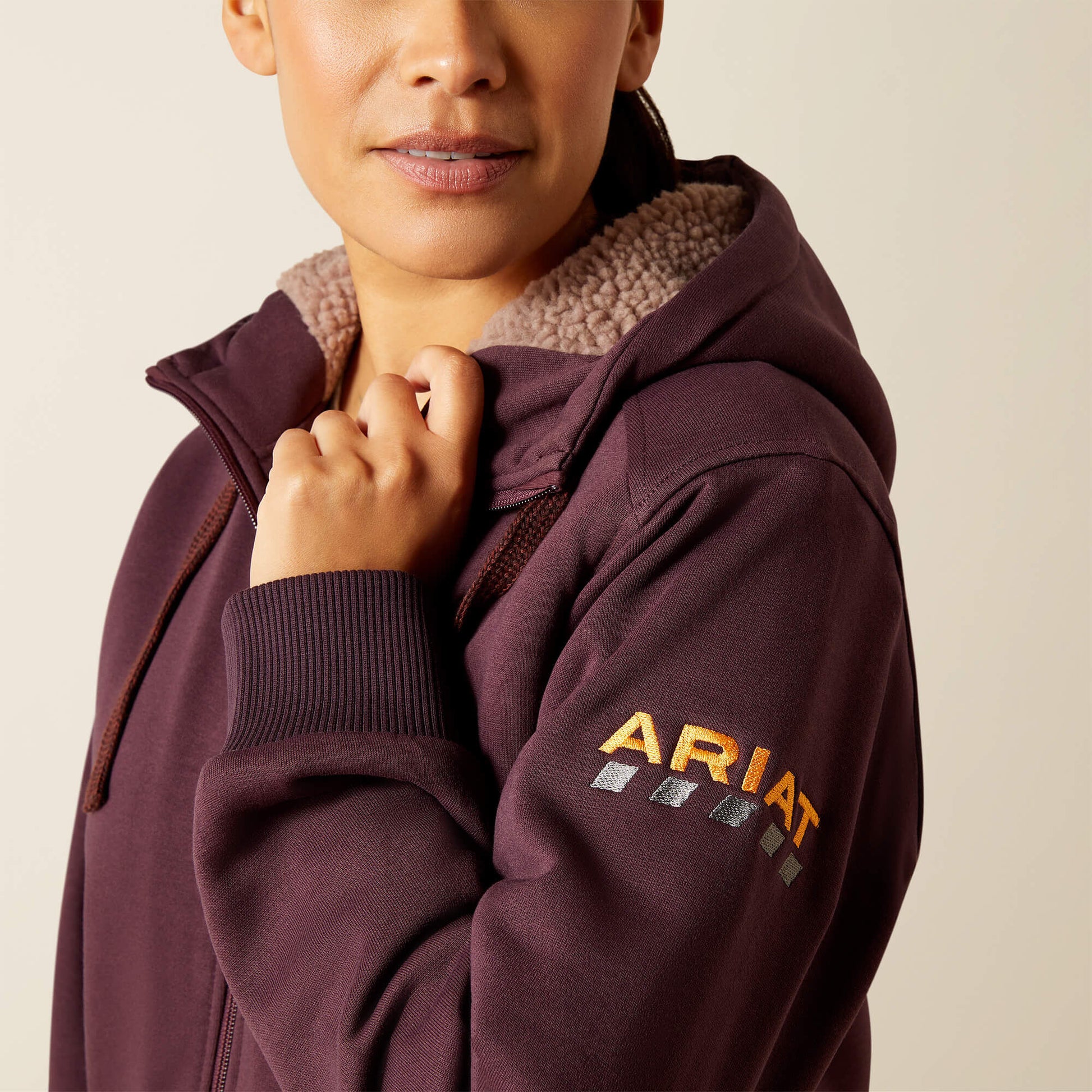 Rebar All-Weather Sherpa Full Zip Hoodie Ariat Sale|Women