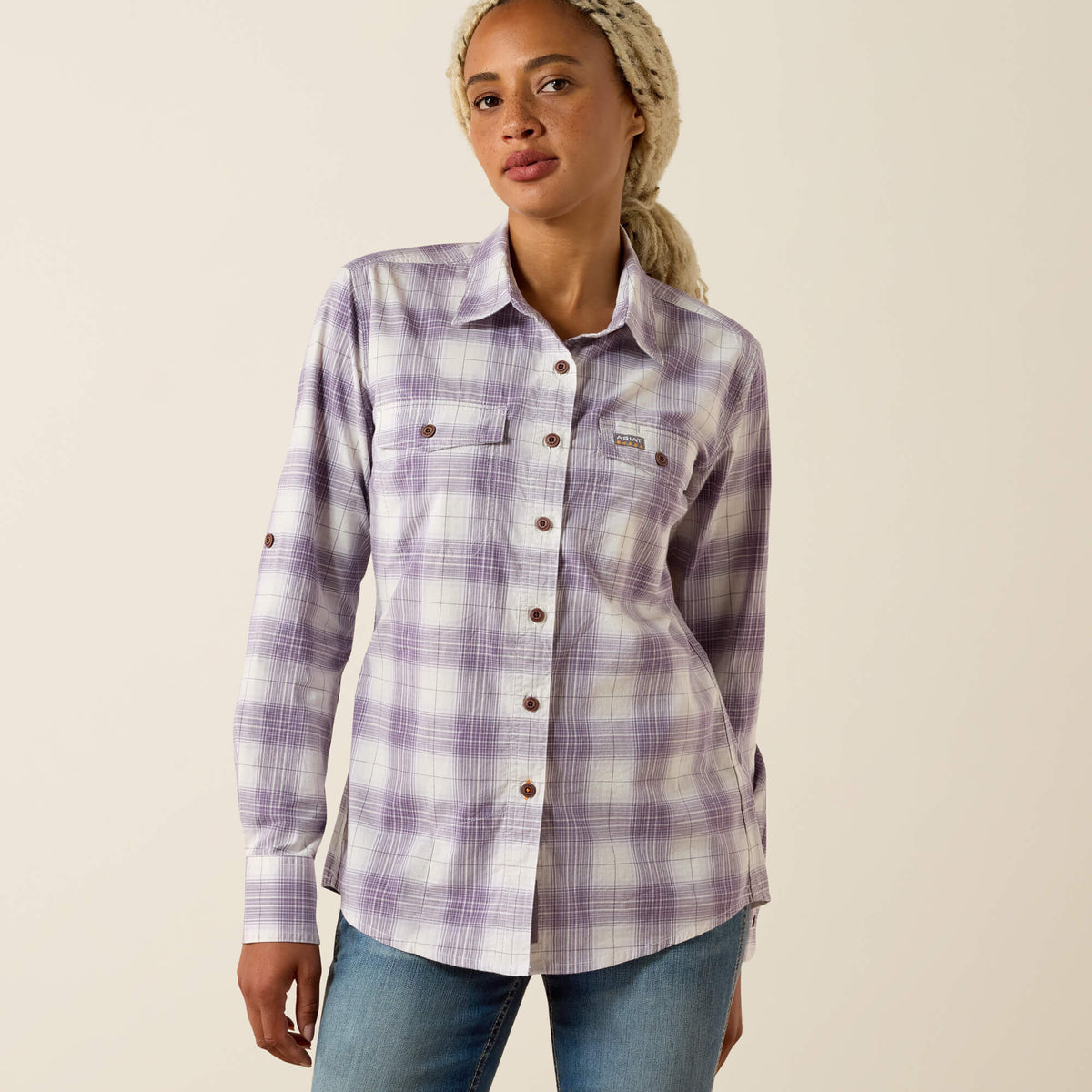 Rebar Made Tough DuraStretch Work Shirt Ariat Sale|Women|Work