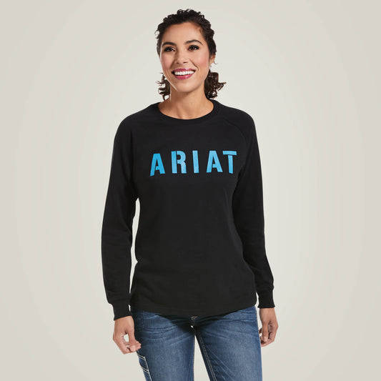 Rebar Cotton Strong Block T-Shirt Ariat Sale|Women|Work