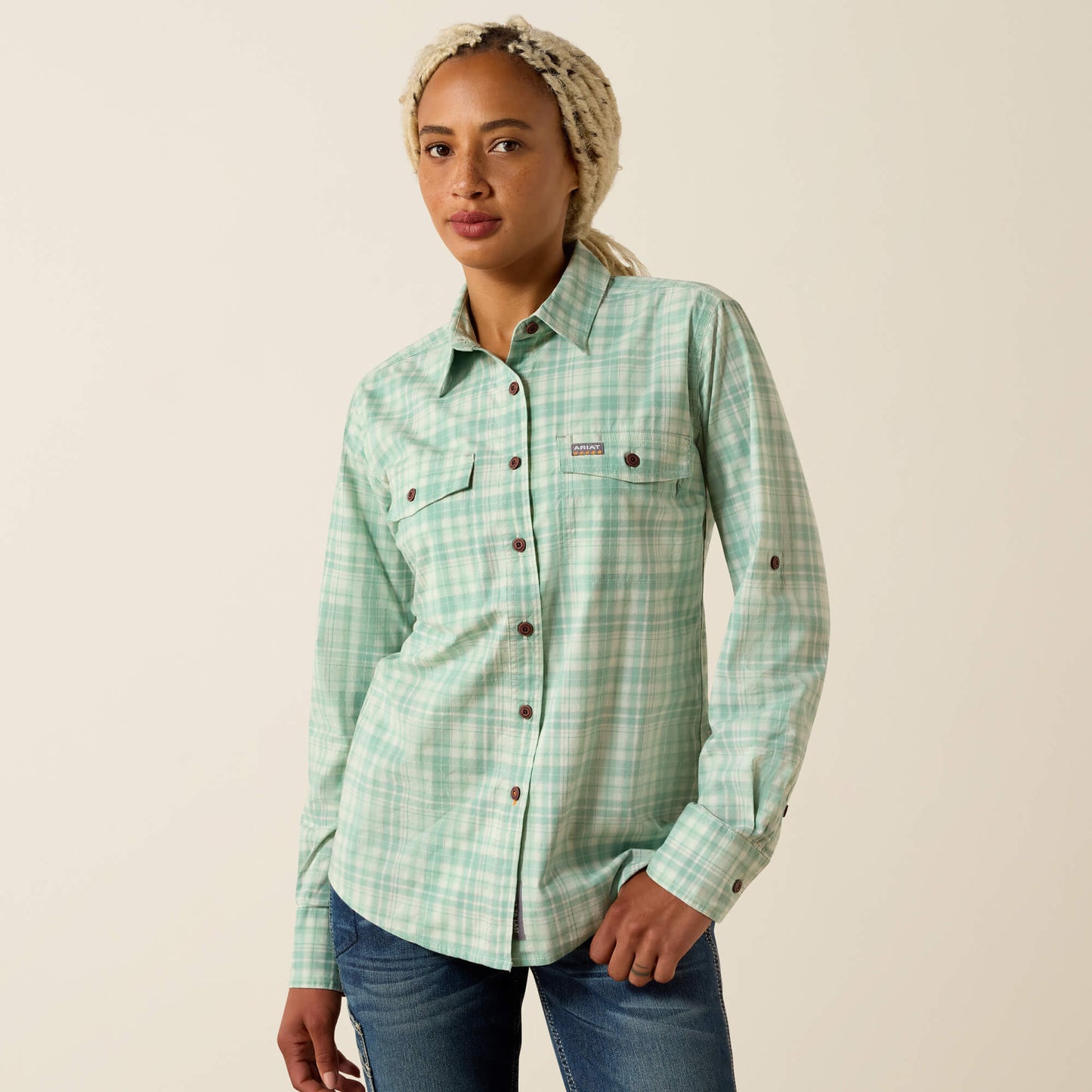 Rebar Made Tough DuraStretch Work Shirt Ariat Sale|Women|Work
