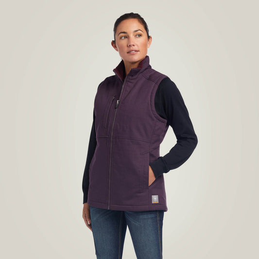 Rebar DuraCanvas Insulated Vest Ariat Women|Sale|Work