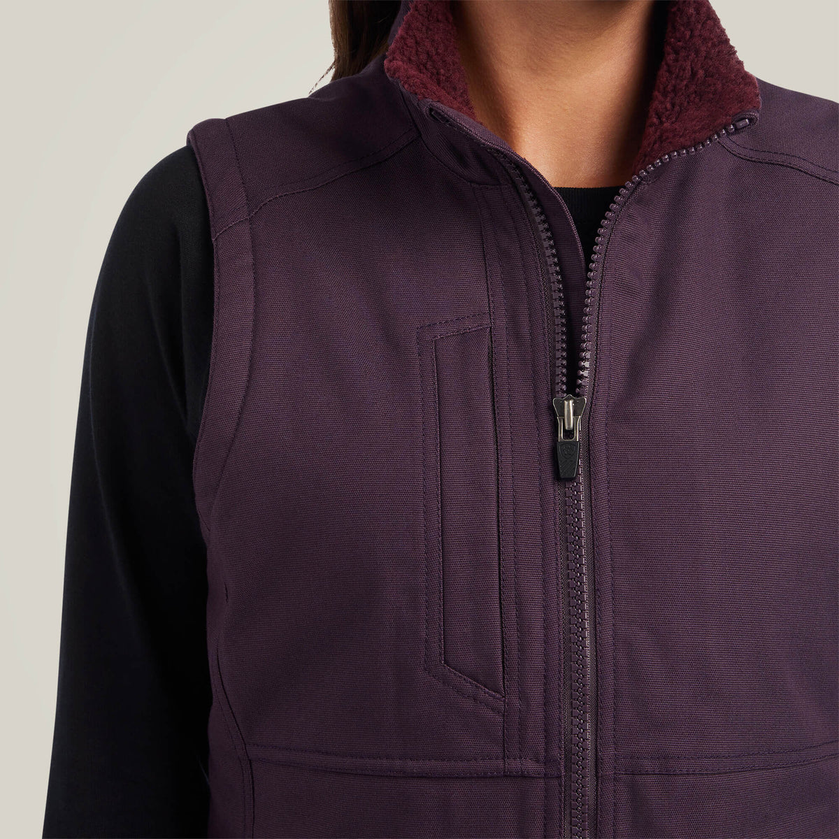 Rebar DuraCanvas Insulated Vest Ariat Women|Sale|Work