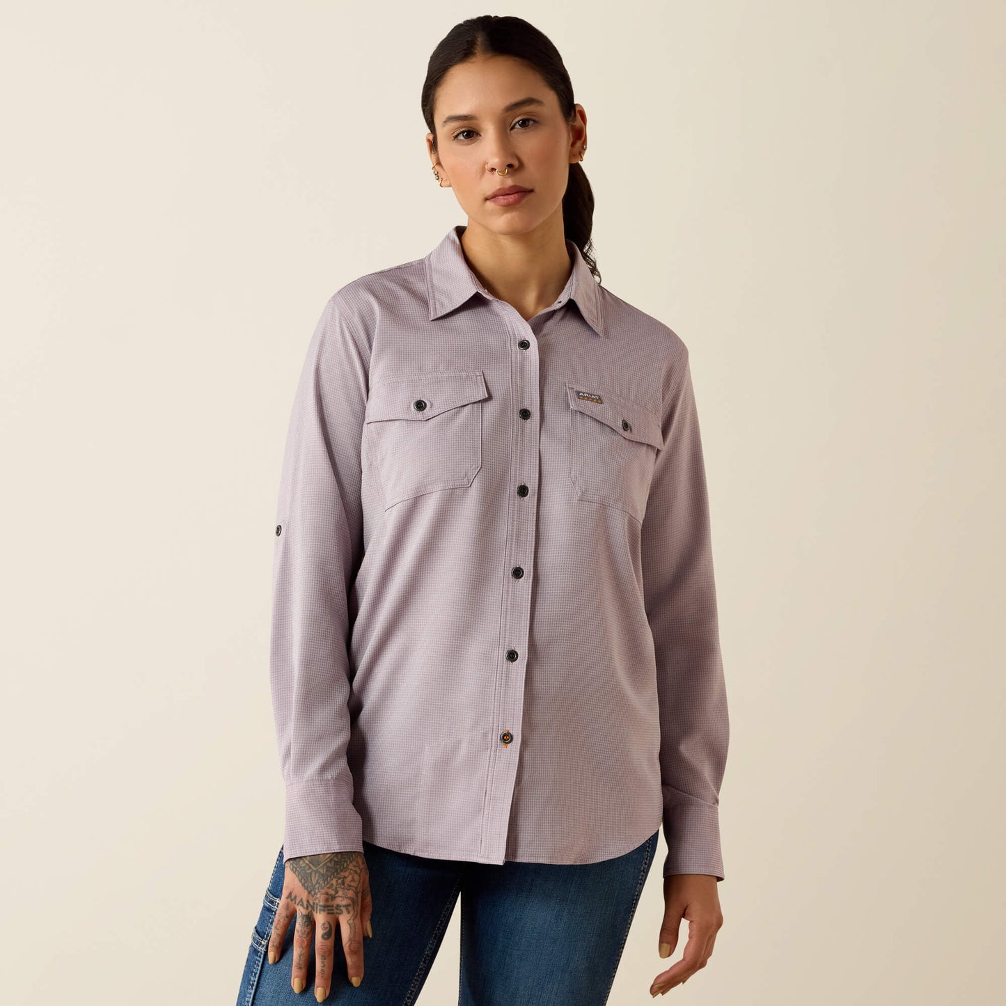 Rebar Made Tough VentTEK DuraStretch Work Shirt Ariat Sale|Women|Work