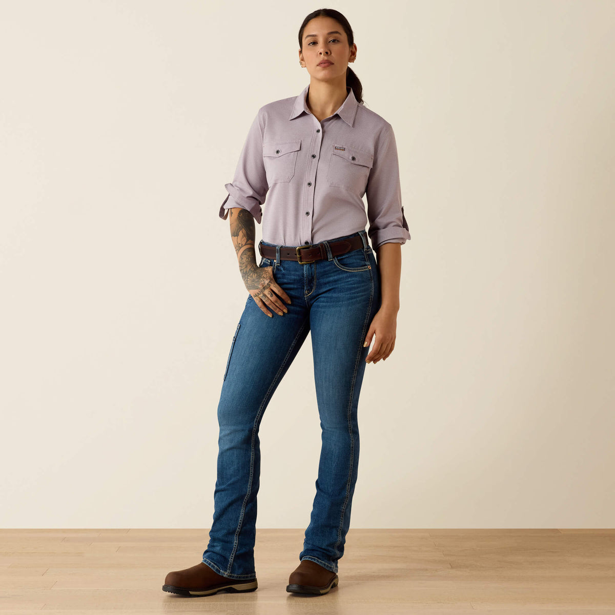 Rebar Made Tough VentTEK DuraStretch Work Shirt Ariat Sale|Women|Work