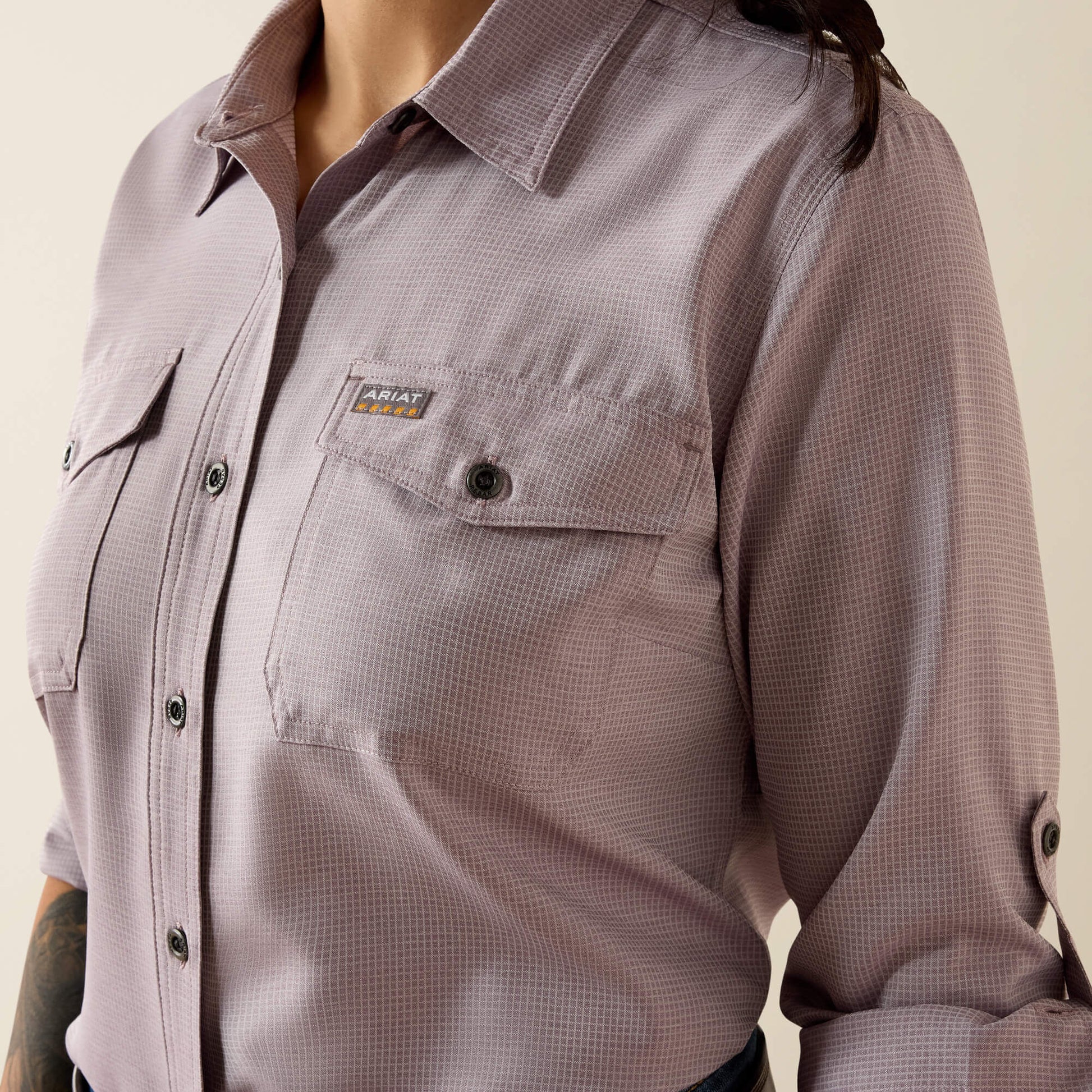 Rebar Made Tough VentTEK DuraStretch Work Shirt Ariat Sale|Women|Work