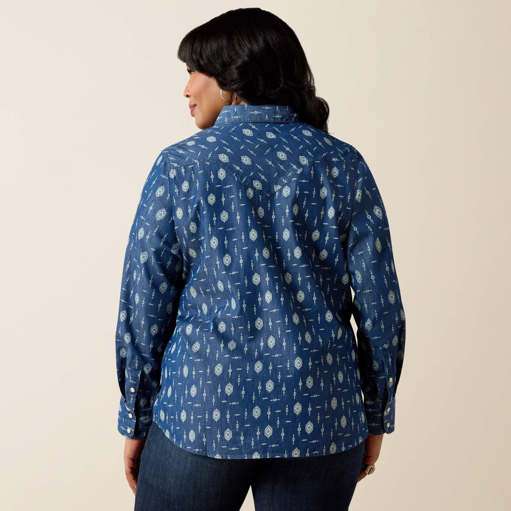 Wild Blue Western Snap Shirt Ariat Sale