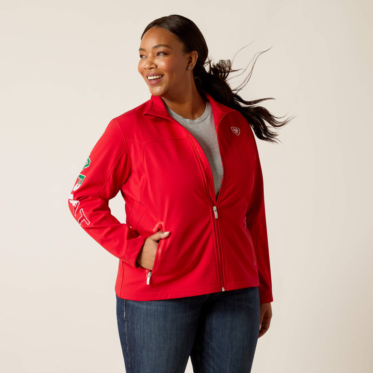 Classic Team Softshell MEXICO Jacket Ariat Sale|Women