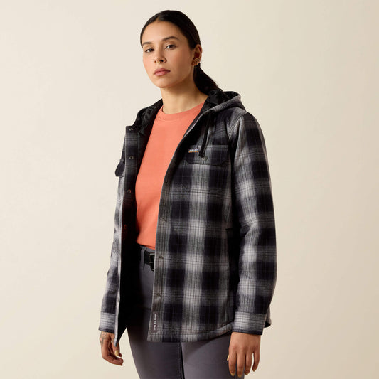 Rebar Flannel Insulated Shirt Jacket Ariat Sale|Women|Work