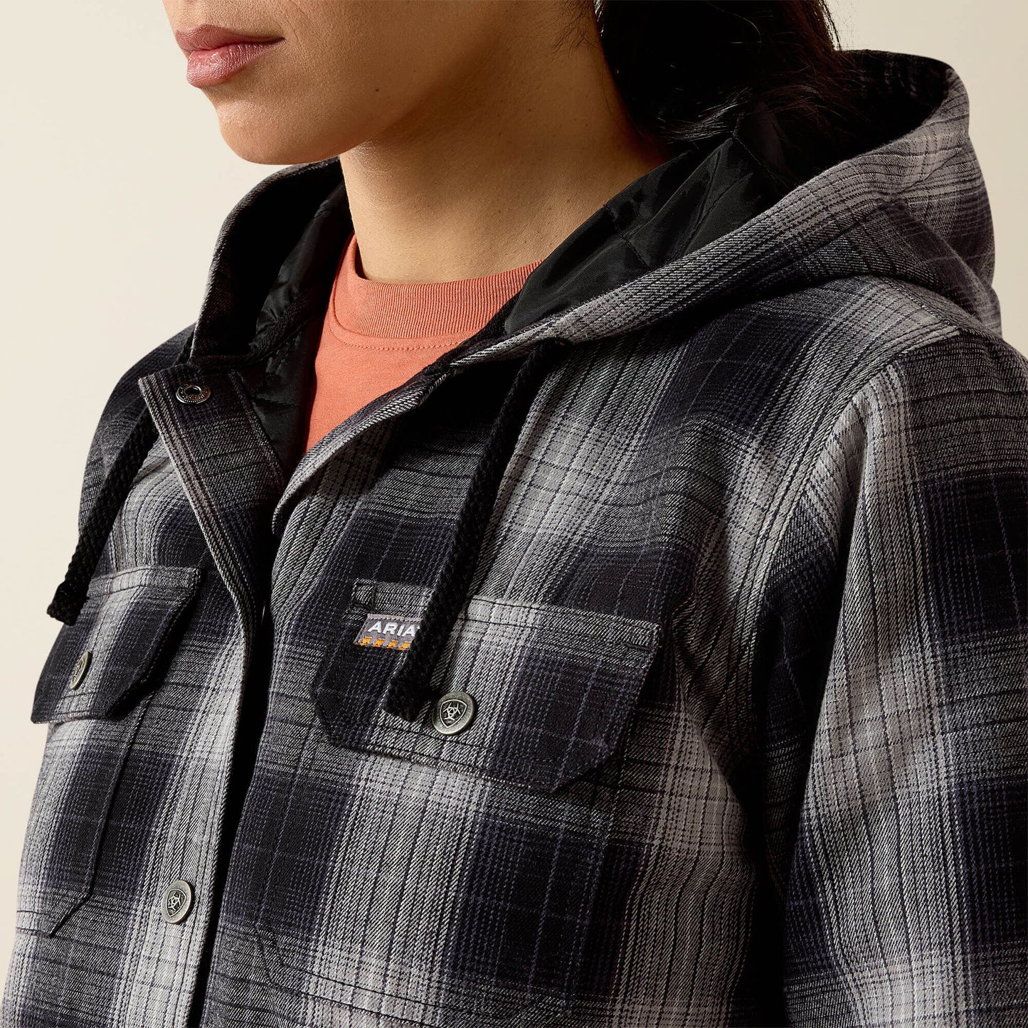 Rebar Flannel Insulated Shirt Jacket Ariat Sale|Women|Work