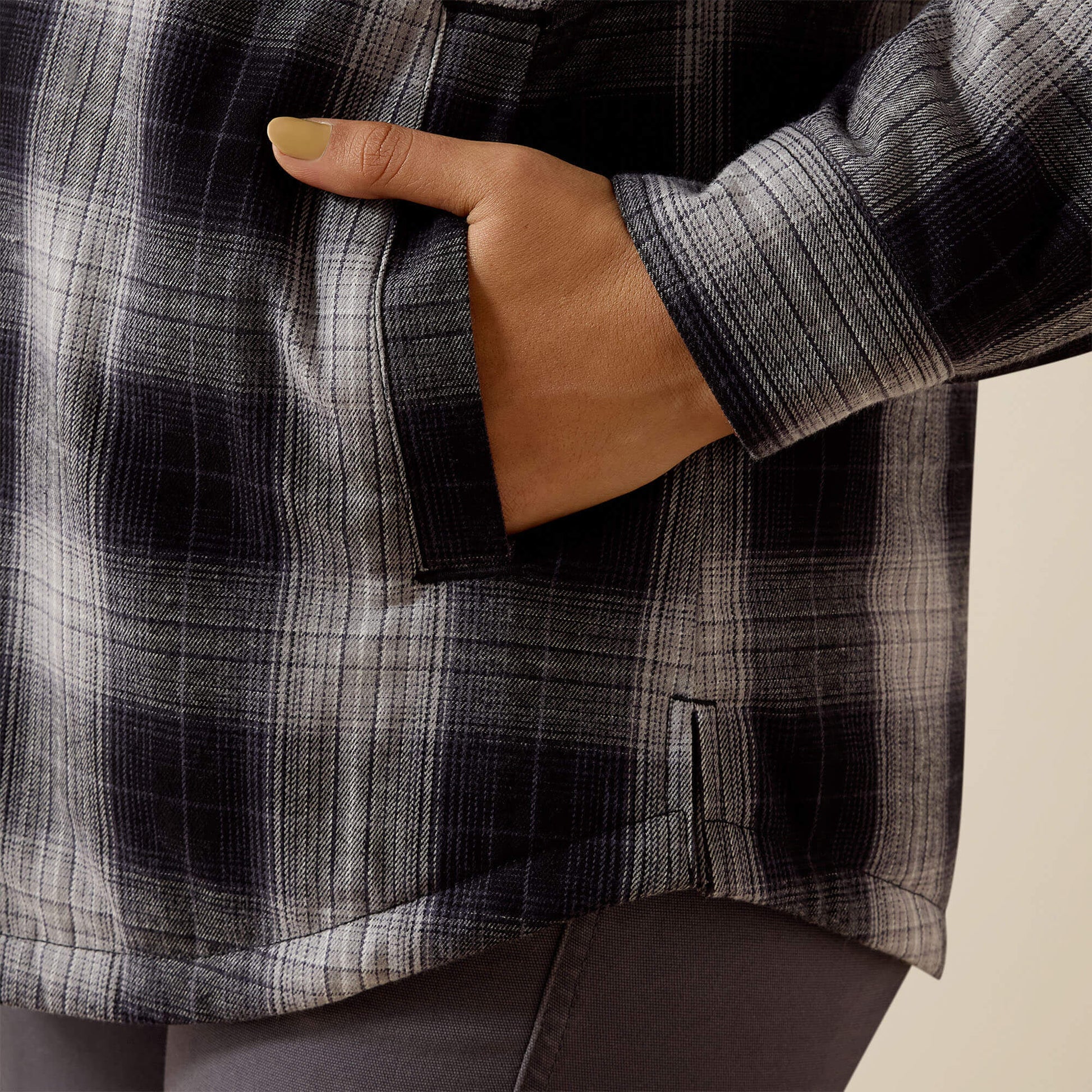 Rebar Flannel Insulated Shirt Jacket Ariat Sale|Women|Work