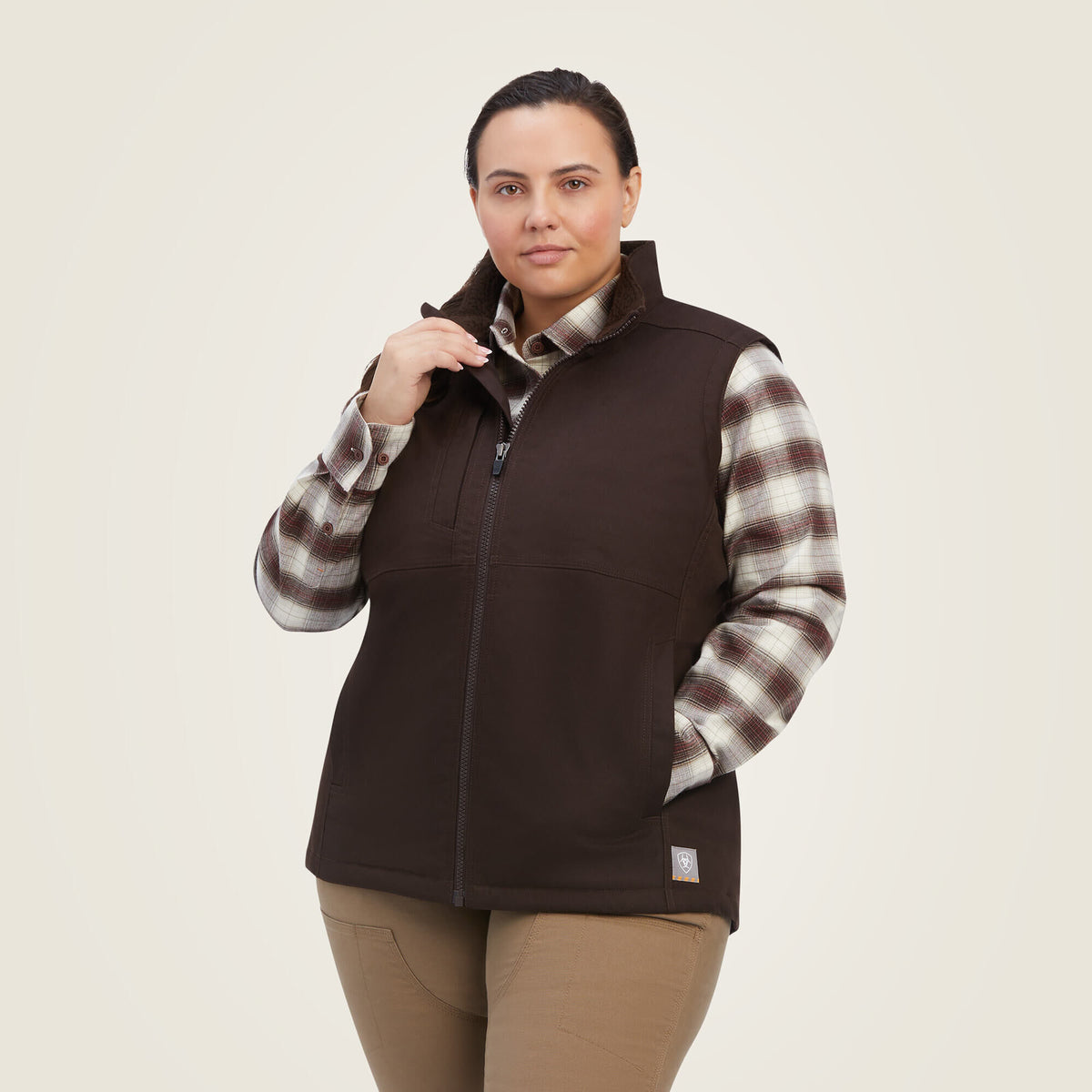 Rebar DuraCanvas Insulated Vest Ariat Sale|Women|Work
