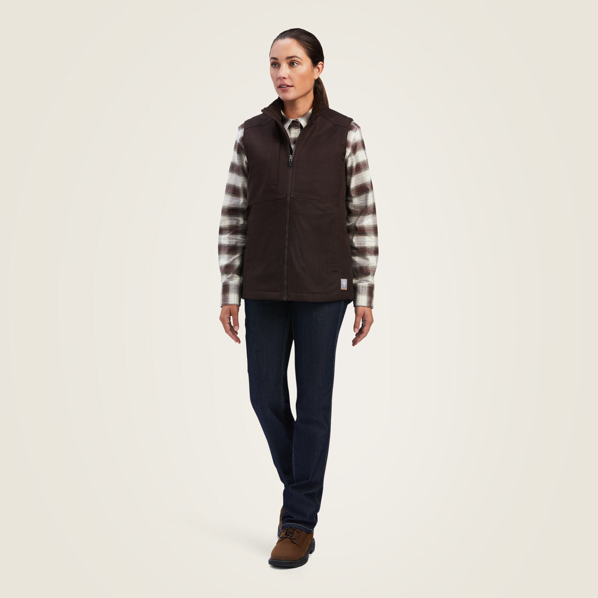 Rebar DuraCanvas Insulated Vest Ariat Sale|Women|Work