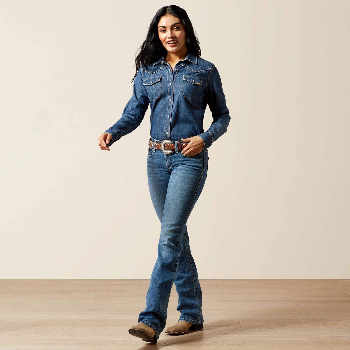 Mid Rise Aisha Boot Cut Jean Ariat Sale|Women