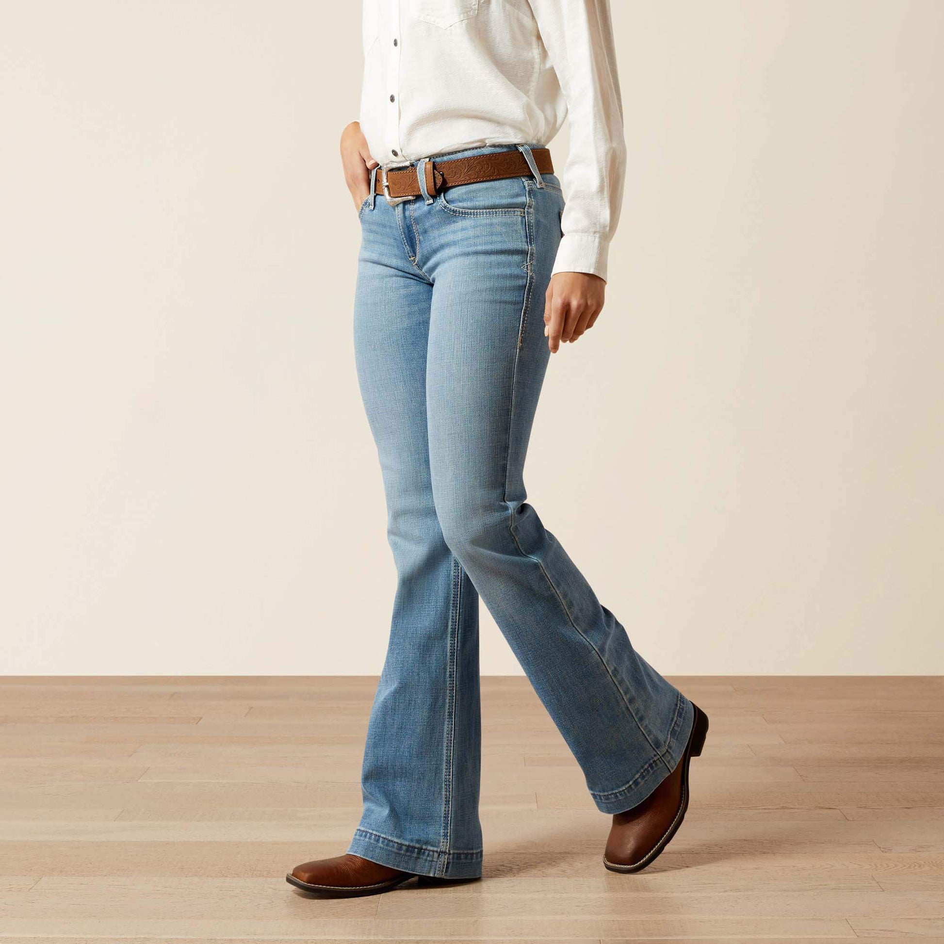 Mid Rise Giovana Leg Slim Trouser Jeans Ariat Sale|Women