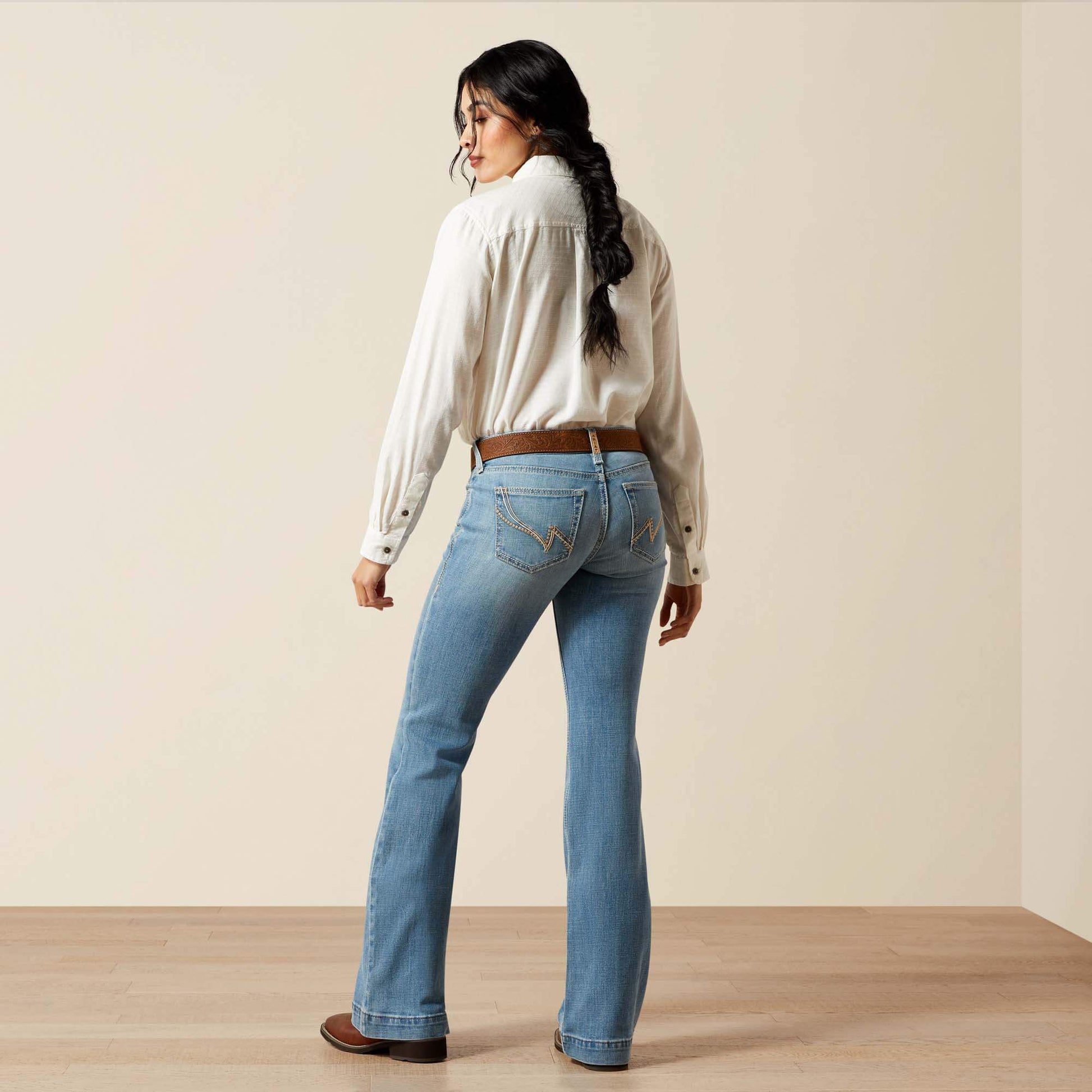 Mid Rise Giovana Leg Slim Trouser Jeans Ariat Sale|Women