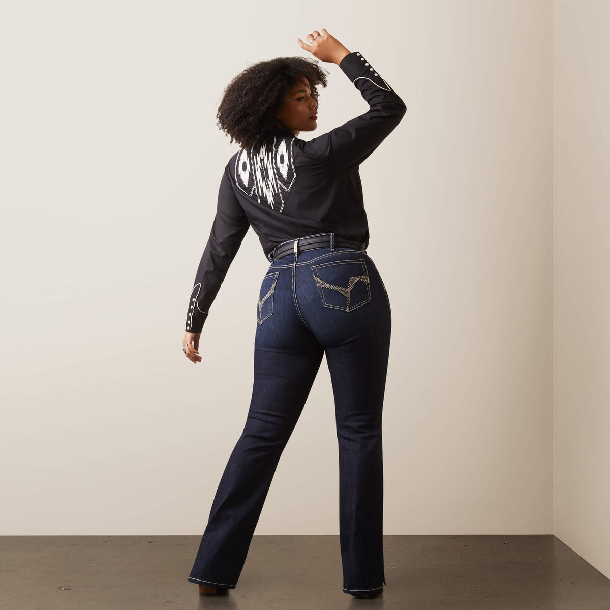 R.E.A.L. Perfect Rise Arrow Danna Boot Cut Jean Ariat Sale|Women