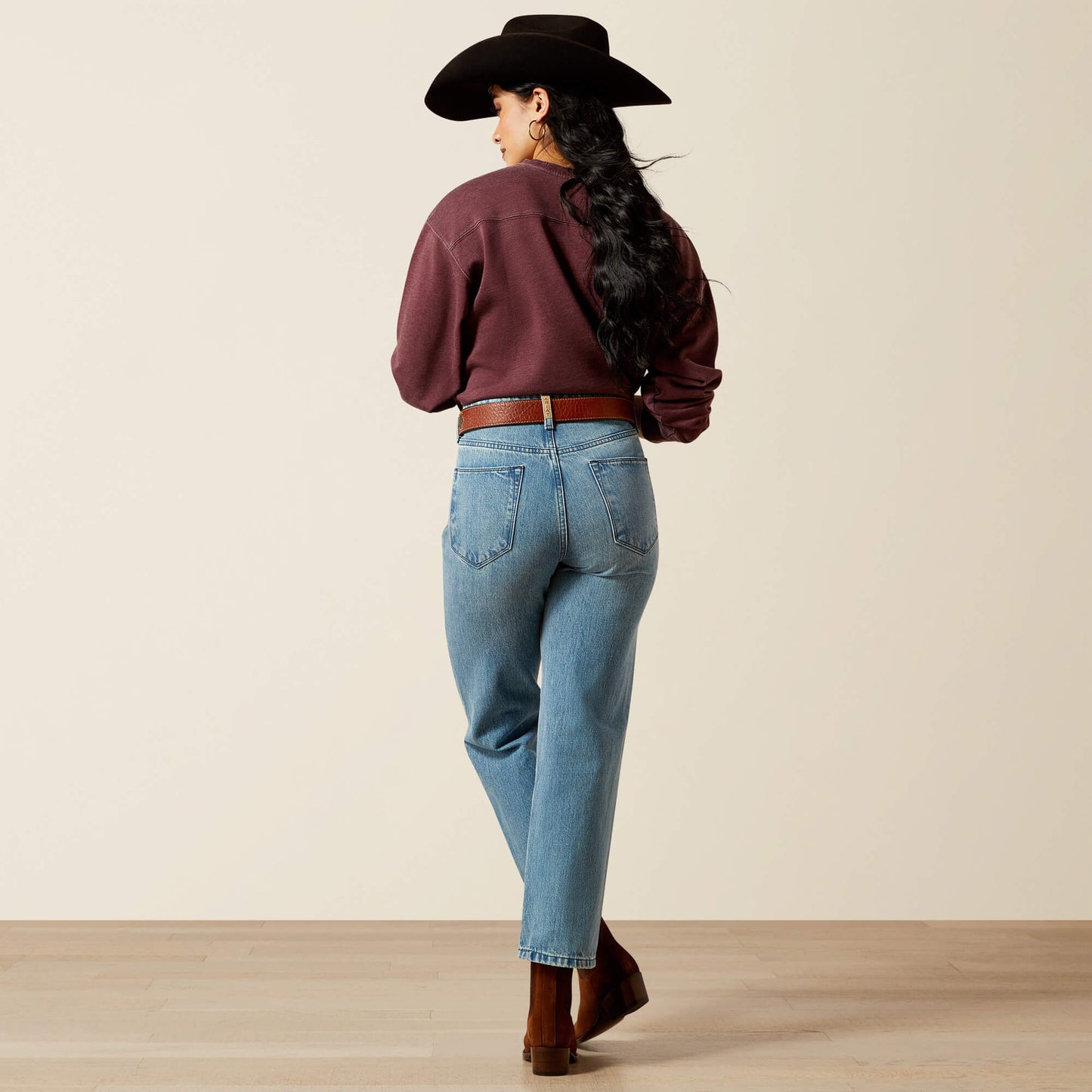 Ultra High Rise Cheyenne Yoke Tomboy Straight Leg Jean Ariat Sale|Women
