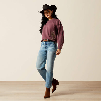 Ultra High Rise Cheyenne Yoke Tomboy Straight Leg Jean Ariat Sale|Women