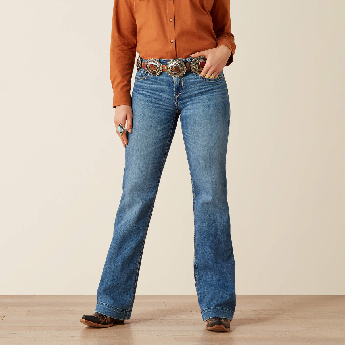 Perfect Rise Isabelle Wide Trouser Jeans Ariat Sale|Women
