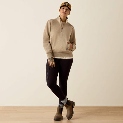 Rebar Lightweight Mock 1/2 Zip Sweatshirt Ariat Sale|Women|Work