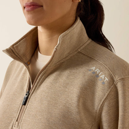 Rebar Lightweight Mock 1/2 Zip Sweatshirt Ariat Sale|Women|Work