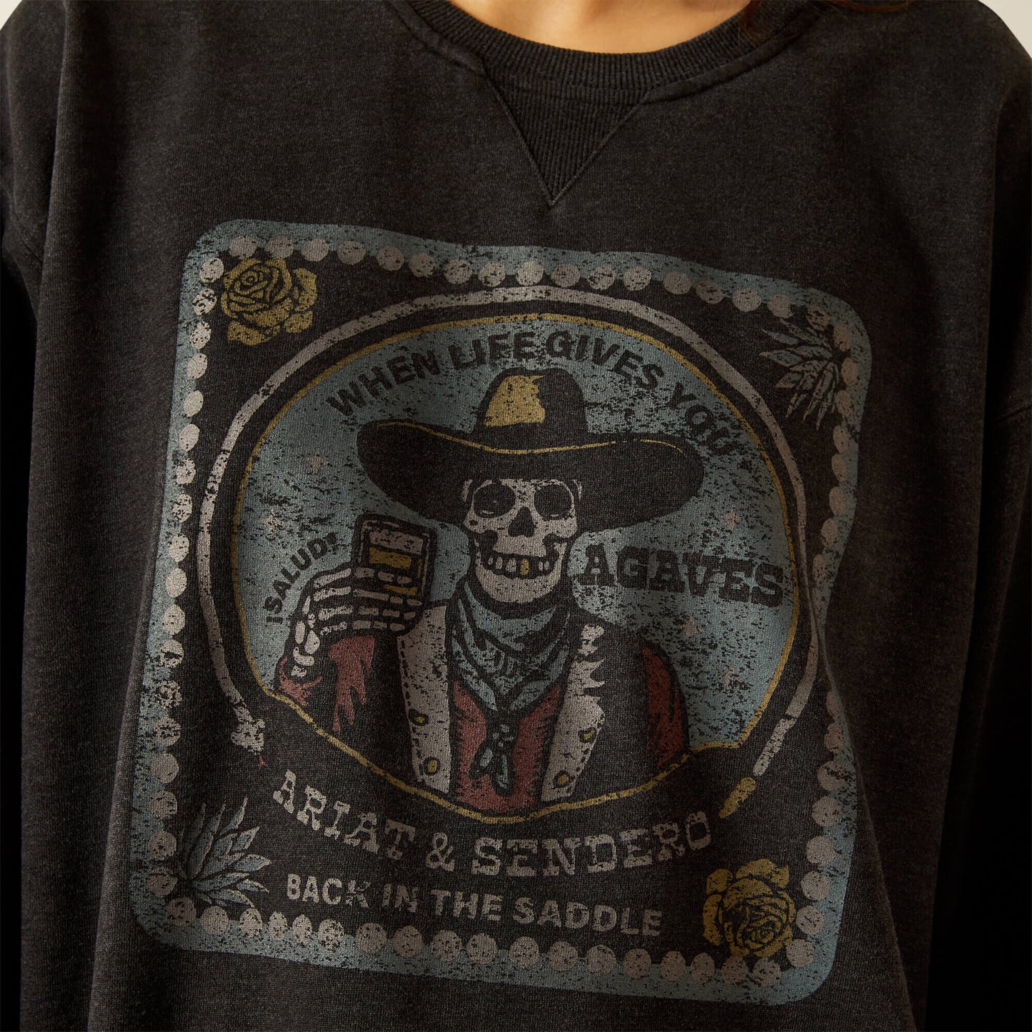 Oversize Sendero When Life Gives You Agaves Sweatshirt Ariat Sale|Women