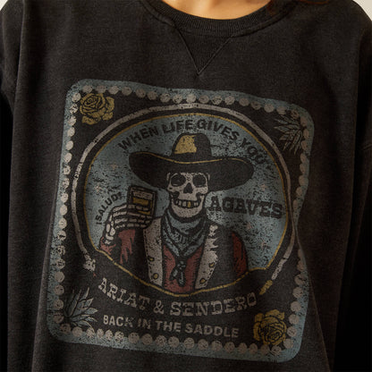 Oversize Sendero When Life Gives You Agaves Sweatshirt Ariat Sale|Women