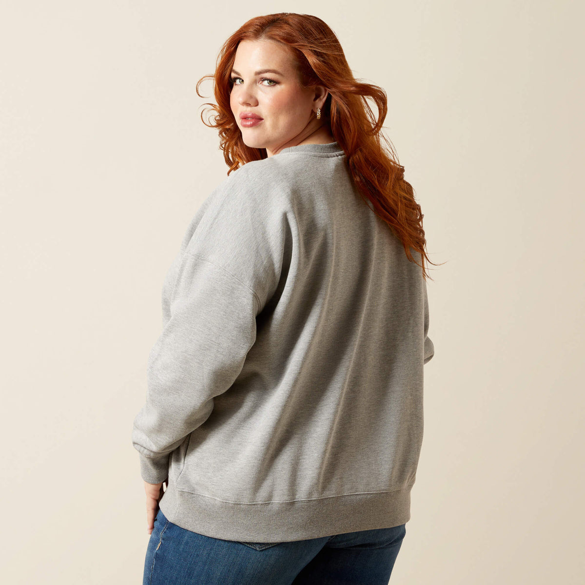 Scorpion Script Oversized Sweatshirt Ariat Sale|Women