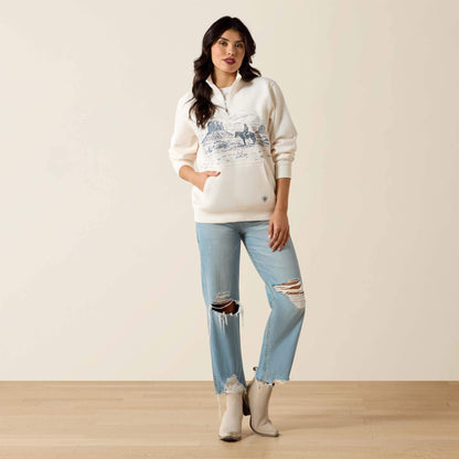 Traveler 1/2 Zip Sweatshirt Ariat Sale|Women