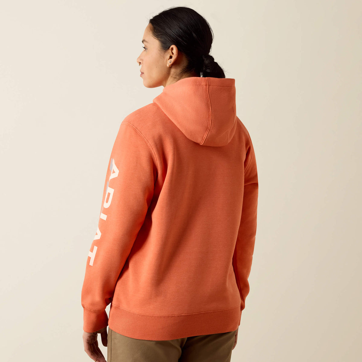 Rebar Lightweight Logo 1/2 Zip Hoodie Ariat Sale|Women