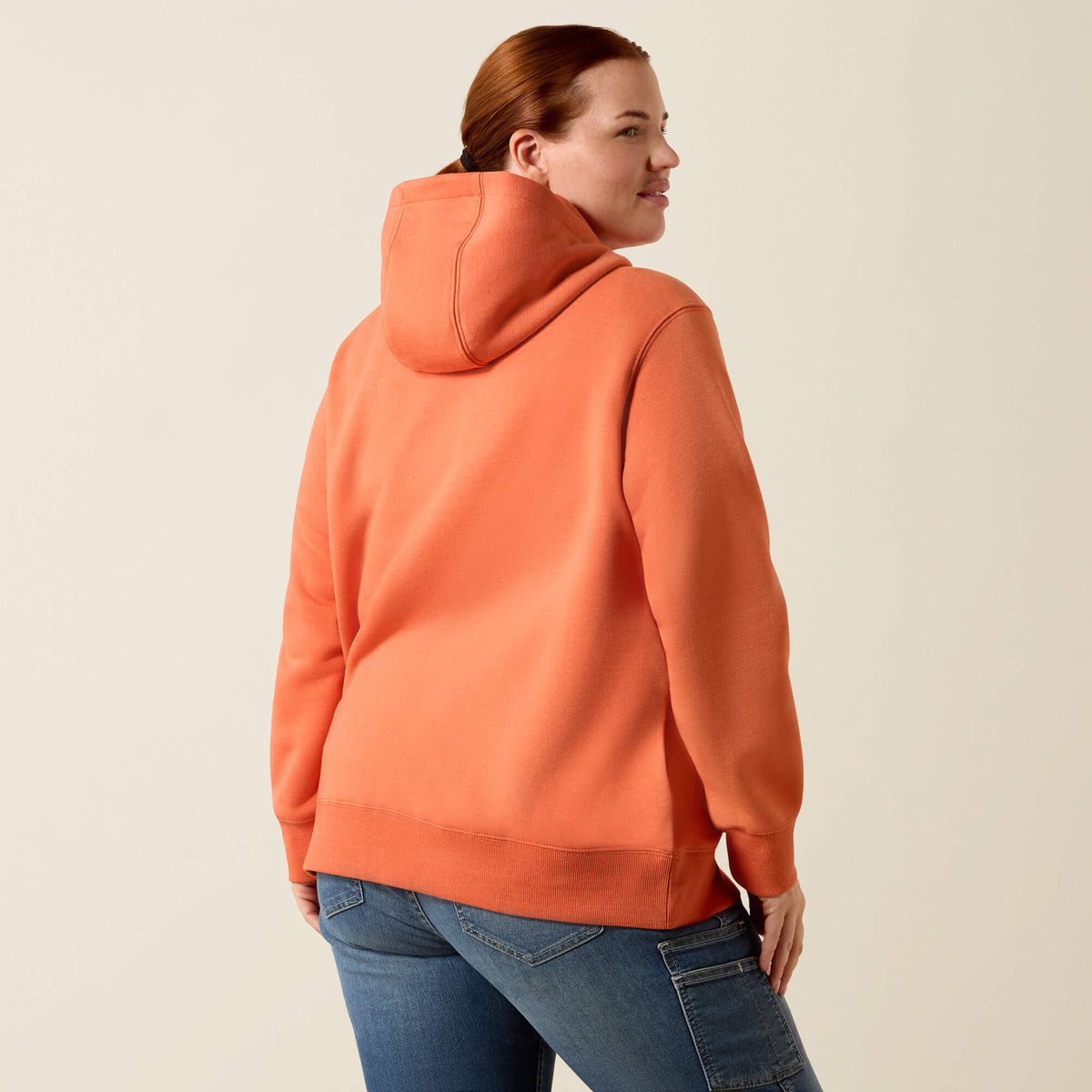 Rebar Lightweight Logo 1/2 Zip Hoodie Ariat Sale|Women