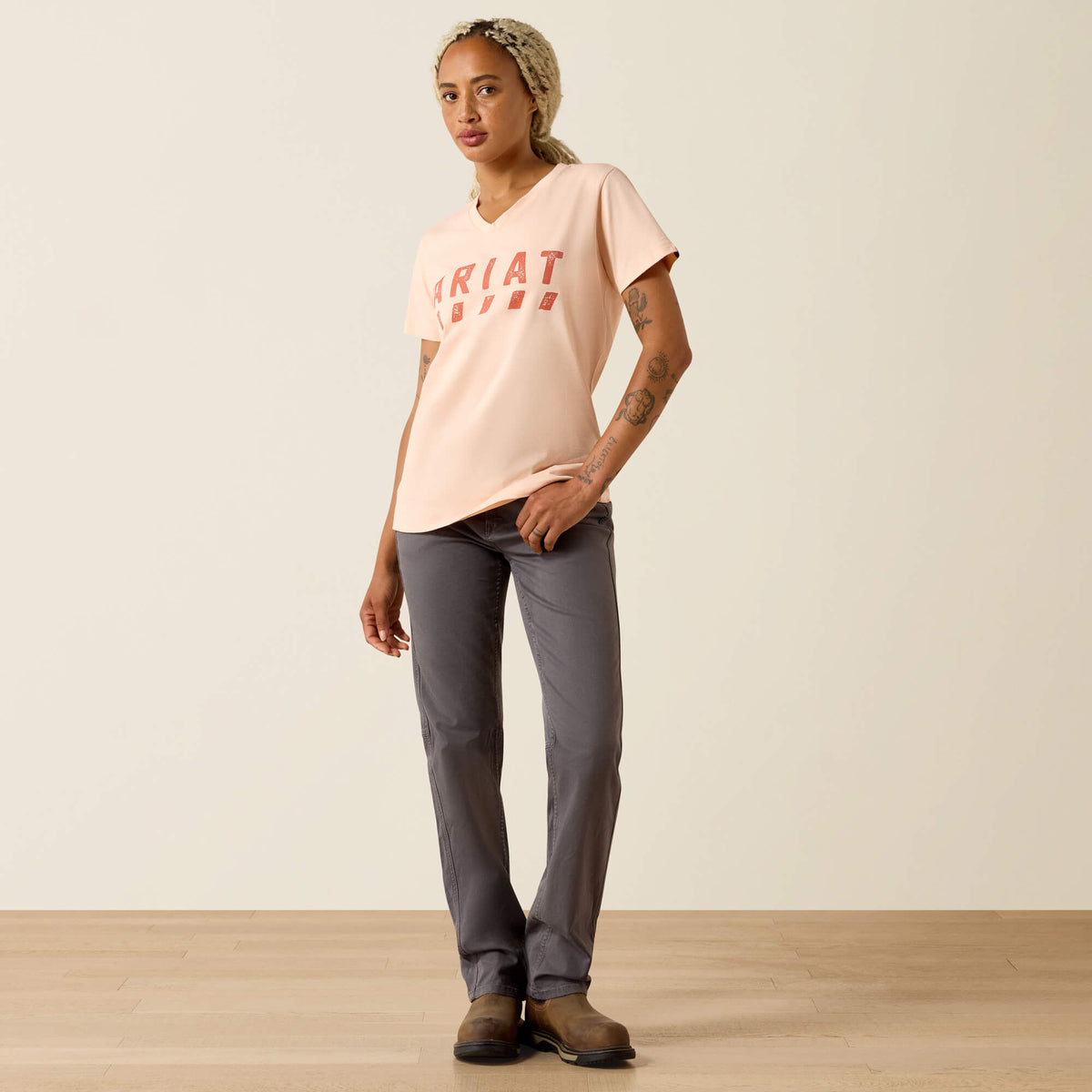 Rebar Cotton Strong Logo T-Shirt Ariat Sale