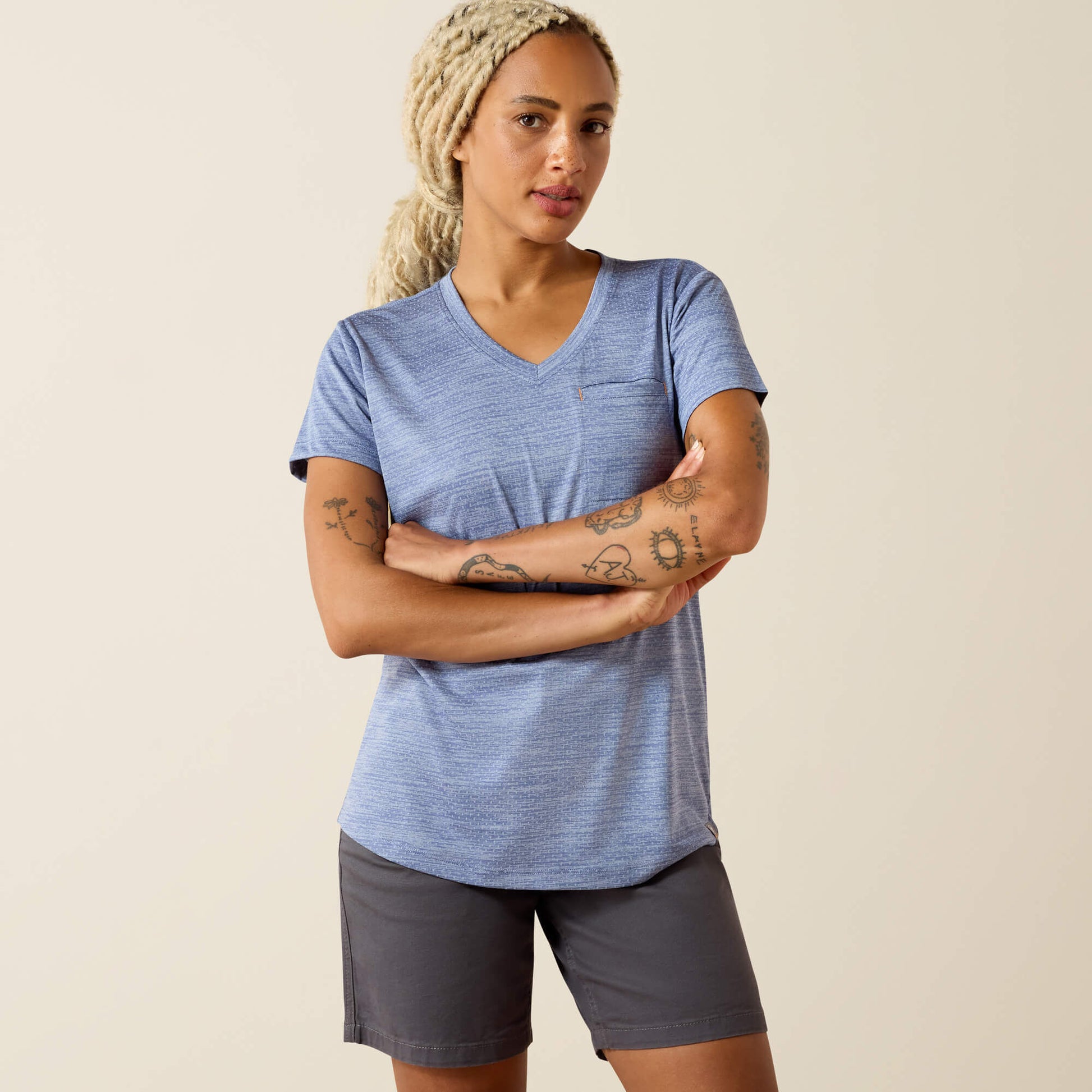 Rebar Evolution Mother V-Neck T-Shirt Ariat Sale|Women|Work