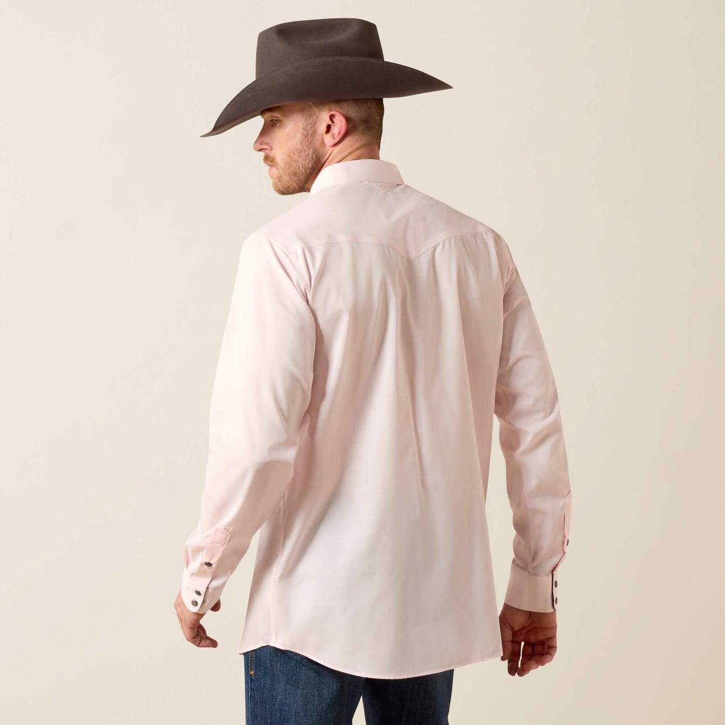Wrinkle Free Refined Slub Fitted Shirt Ariat Sale|Men
