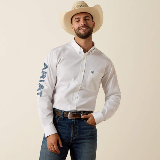 Team Logo Lightweight Twill Fitted Shirt Ariat Sale
