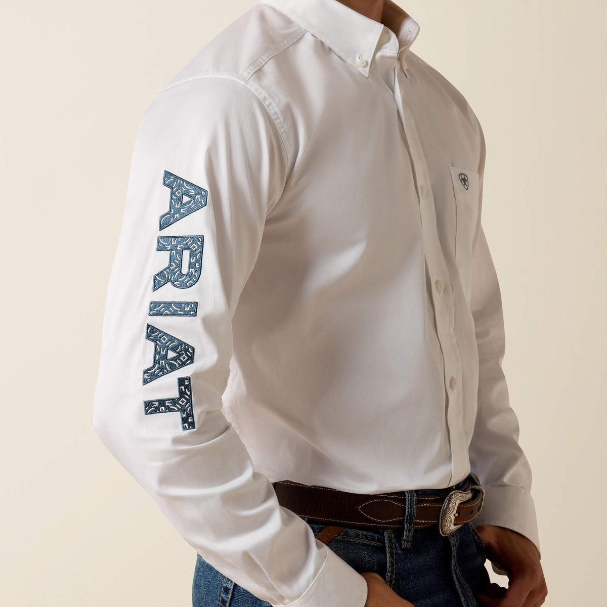 Team Logo Lightweight Twill Fitted Shirt Ariat Sale