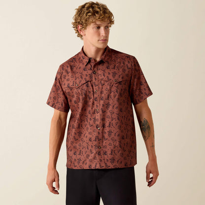 Printed VentTEK Western Yoke Classic Fit Snap Shirt Ariat Sale|Men