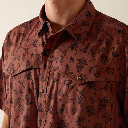 Printed VentTEK Western Yoke Classic Fit Snap Shirt Ariat Sale|Men