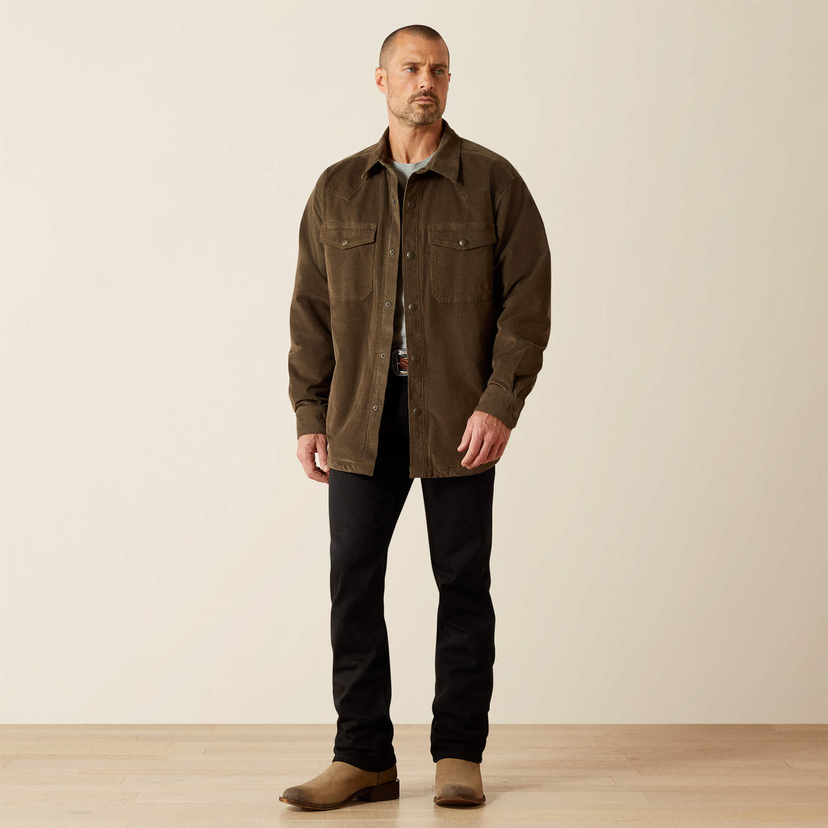 Retro Corduroy Shirt Jacket Ariat Sale|Men