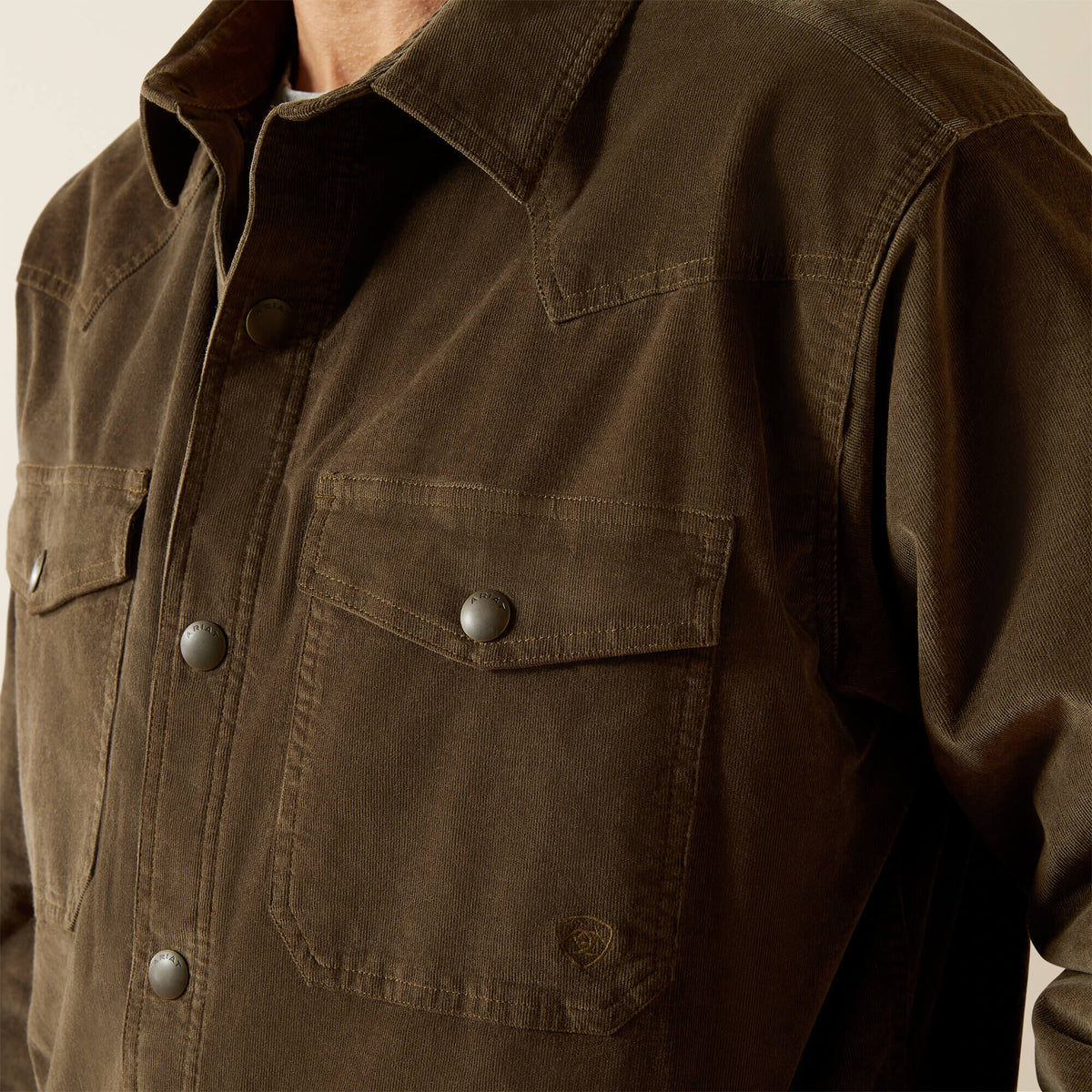 Retro Corduroy Shirt Jacket Ariat Sale|Men