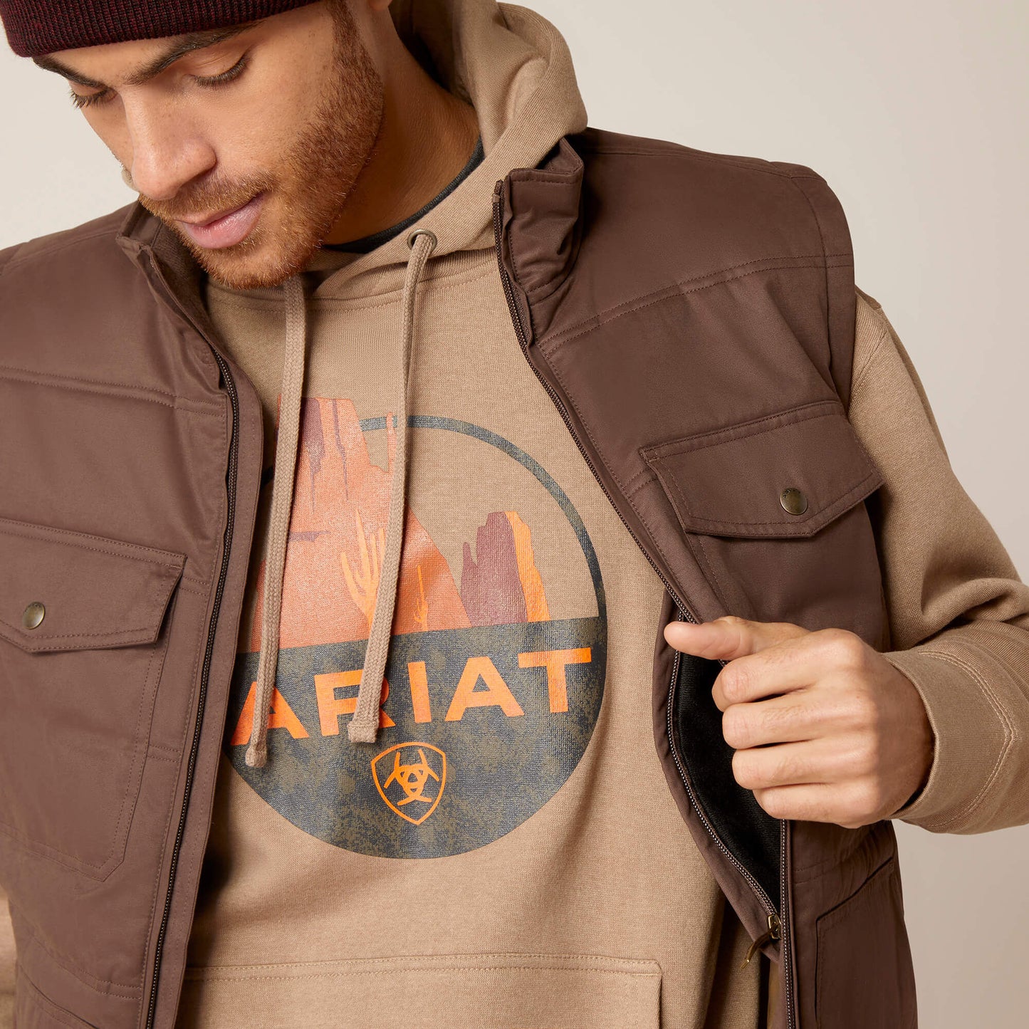 Grizzly 2.0 Canvas Conceal and Carry Vest Ariat Sale|Men