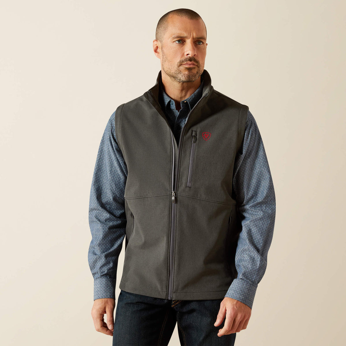 Logo Softshell Vest Ariat Sale|Men
