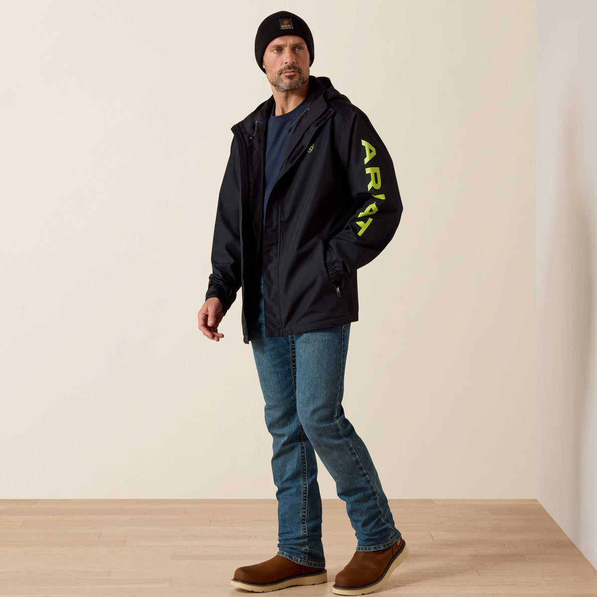 Rebar Stormshell Logo Waterproof Jacket Ariat Sale|Men|Work