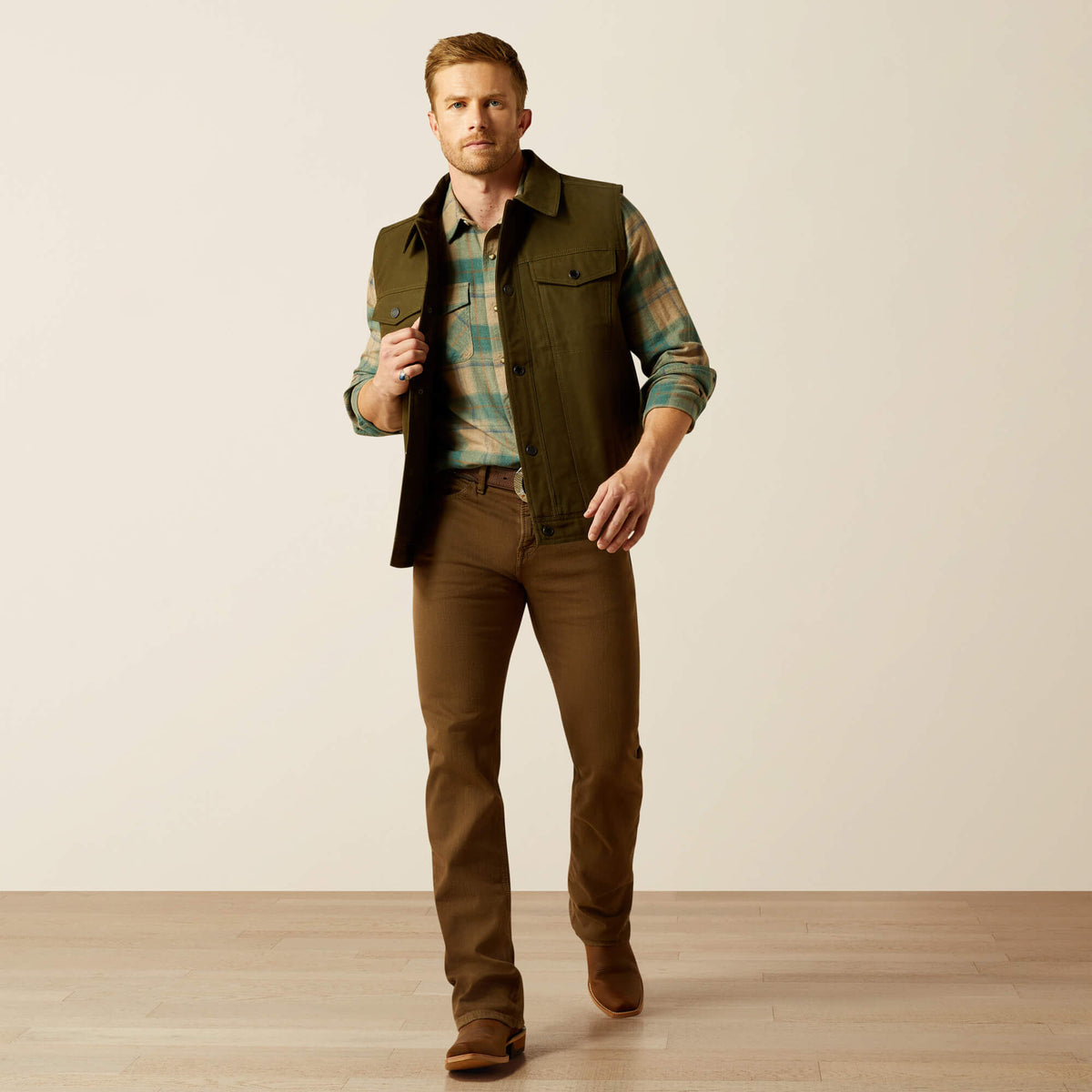 Canvas Rancher Vest Ariat Sale|Men